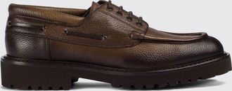 Doucal's Scarpe da barca in pelle di cervo con suola in gomma dentellata