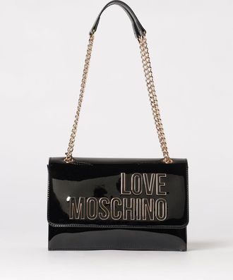 Love Moschino Borsa Love Moschino in vernice con logo
