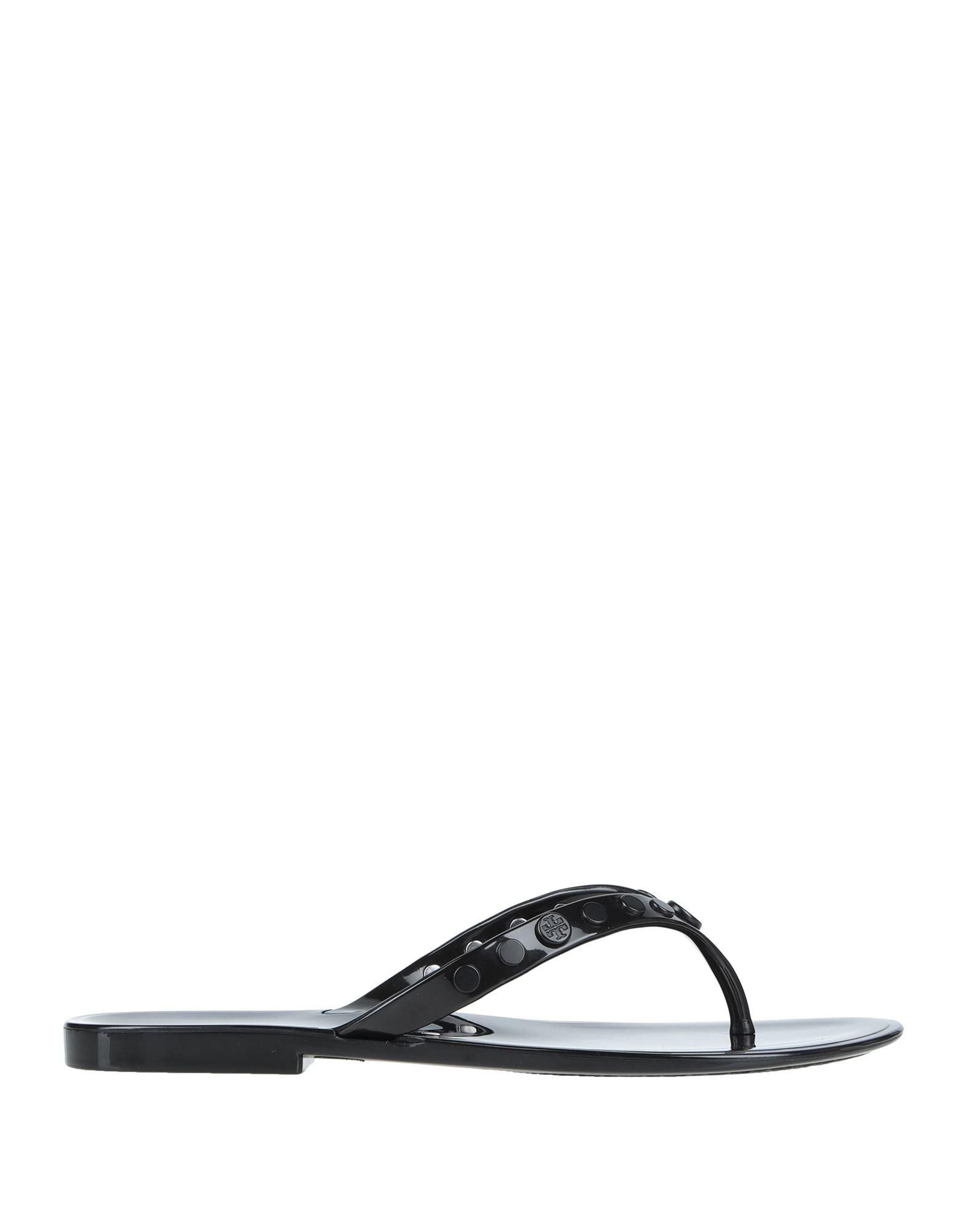 Black tory burch flip flops online