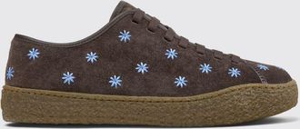 Camper Sneakers Peu Terreno in camoscio con ricami floreali