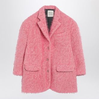 Douuod Olona pink wool-blend jacket