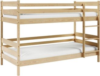 AKL FURNITURE Cama infantil pino beige 80x161