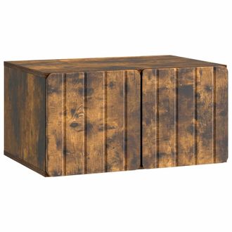 vidaXL Mueble Para Tv De Pared Roble Ahumado 59,5 X 41 X 30 Cm Vidaxl