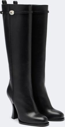 Burberry Botas altas de piel con EKD