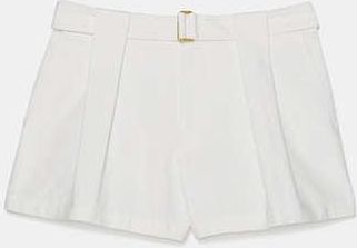 Kate Spade New York Belted Pleated Shorts
