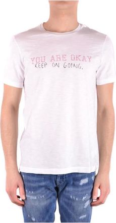 Dondup Heren, Tops, Wit, Maat: XL Katoen