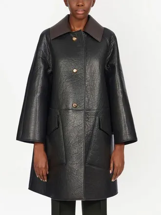 Ferragamo Leather-Coat
