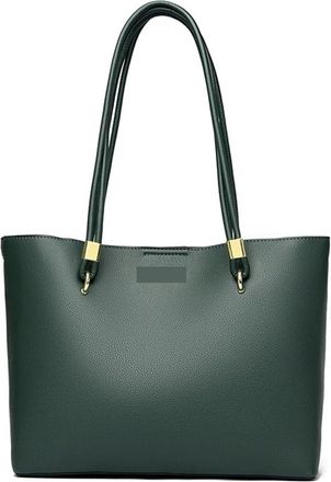 Generic Compatible For Womens Casual Handbag - Three-layer Daily Commuting Large Capacity Shoulder Bag(Green)