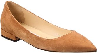 Jimmy Choo London Alvena Suede Ballerina Flat