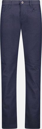 Emporio Armani Mens Emporio Armani J06 Slim Fit 5 Pocket Grey Eagle Black Belt Patch Jeans Navy - Size: 42/32