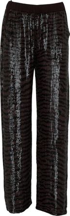 P.A.R.O.S.H. Wijde broek - Dames - Wijde Broeken - Veelkleurig - M - Pailletten - Broeken