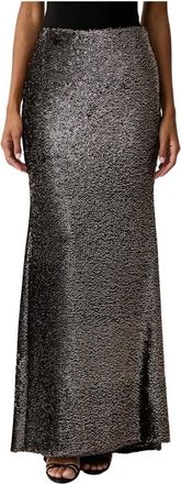 Patrizia Pepe Falda larga acampanada - Skirts - Mujer - Negro - XS