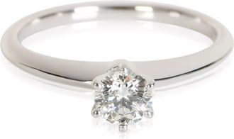 Tiffany & Co. Pre-Owned Tiffany & Co. 0.36 ct Round Brilliant Diamond Engagement Ring