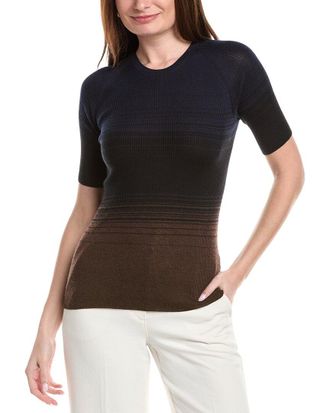 Akris Cashmere & Silk-Blend Knit Top