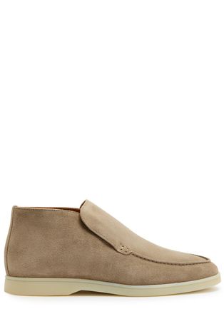 Aurélien City Suede Loafers - Light Grey - 46 (IT46 / UK12)