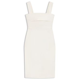 BOSS Slim-fit jersey dress with layered detail
