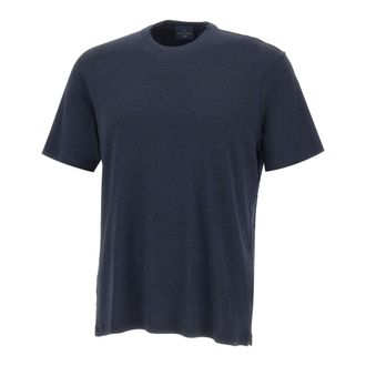 Paul & Shark X-Soft Interlock Cotton T-Shirt - male - Paul & Shark - T-Shirts - Blue - 2XL - Tops
