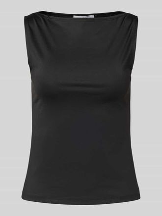 Weekday Tanktop mit U-Boot-Ausschnitt Modell Annie in Black, Gr&ouml;&szlig;e XS