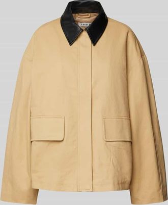 Edited Jacke mit Pattentaschen Modell Sina in Beige, Gr&ouml;&szlig;e 34