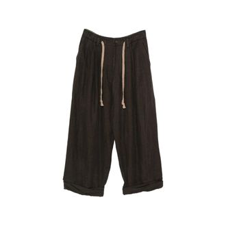 Ziggy Chen Drawstring Pleated Trousers