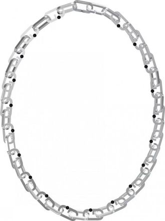Guess JUMN02124JWSTT-U Mens Necklace - Silver Stainless Steel - One Size