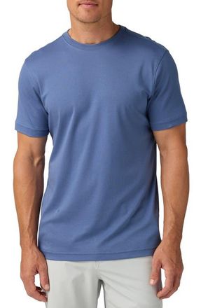 Mizzen+Main Palmer Solid Pima Cotton Crewneck T-Shirt in Coastal Fjord at Nordstrom, Size Xx-Large