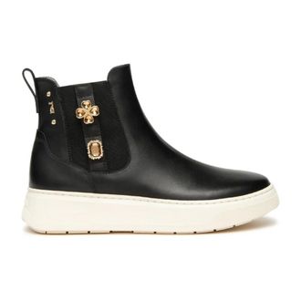Nero Giardini Schoenen, Dames, Zwart, 38 EU, Leer, Sportieve Boots