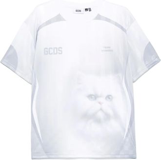 GCDS T-shirt con stampa - Grigio