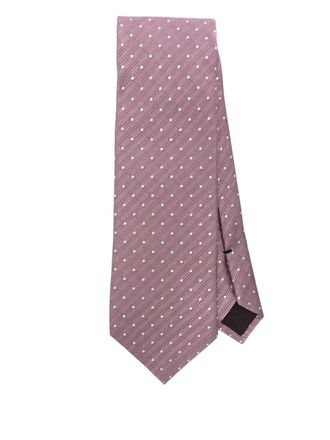 Tom Ford Cravatta a pois - Rosa