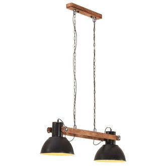 vidaXL L&aacute;mpara Suspendida Industrial 25 W 109 Cm E27 Negro