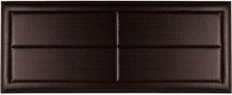 Colchones Aznar Cabecero de cama Camila tapizado polipiel Wengue - Cama de 90