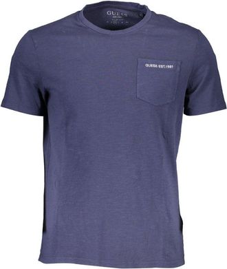 Guess Blauwe Katoenen Heren Shirt