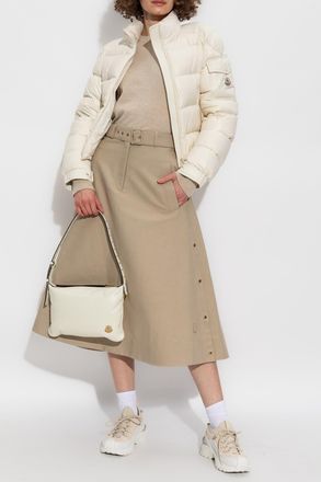 Moncler Down Jacket Petra, Womens, Cream