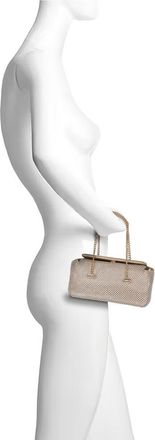 Badgley Mischka Juniper Crystal Vintage Inspired Clutch in Green at Nordstrom, Size Small