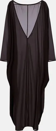 Staud Nour chiffon beach dress