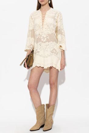Isabel Marant Solara Dress, Womens, Cream