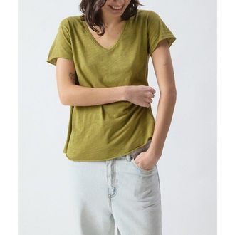 American Vintage T-shirt met korte mouwen en V-hals, JACKSONVILLE