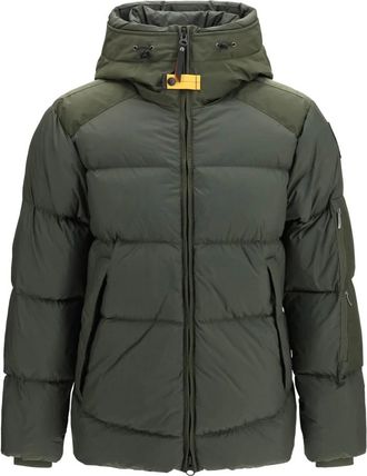 Parajumpers Tyrik Hooded Down Jacket - Heren - Jassen - Groen - Maat: XL Nylon