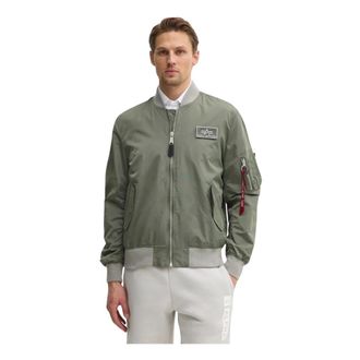 Alpha Industries Hombre, Chaquetas, Verde, Talla: 2XL
