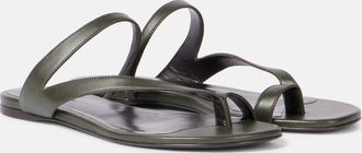 Khaite Sandali Aimee in pelle