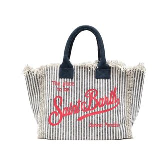 MC2 Saint Barth Tote Bags, female, Blue, Size: ONE SIZE Vanity Shoulder Bag