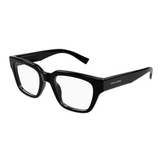 Saint Laurent Glasses, unisex, Black, Size: 51 MM Black Transpare Eyeglasses SL 804
