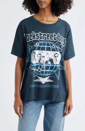 Daydreamer Backstreet Boys Into The Millennium Tee In Blue