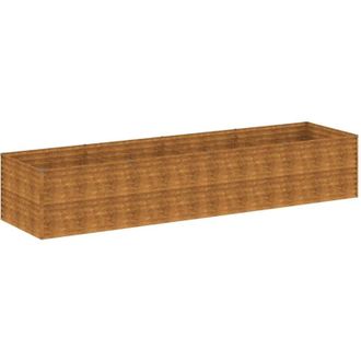 vidaXL Jardinera Acero Corten 386x100x69 Cm Vidaxl