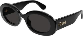 Chlo&eacute; Stijlvolle Bril van Premium Kwaliteit - unisex - Zonnebrillen - Zwart - 53 MM - Accessoires