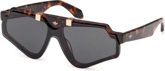 adidas Moderne Geometrische Zonnebril - Heren - Zonnebrillen - Bruin - ONE Size - Accessoires