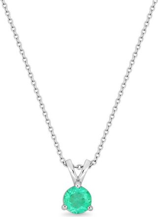 Bony Levy El Mar Emerald Pendant Necklace in Green at Nordstrom Rack, Size 18
