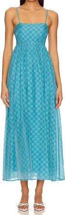 Minkpink Lucille Strappy Maxi Dress In Teal