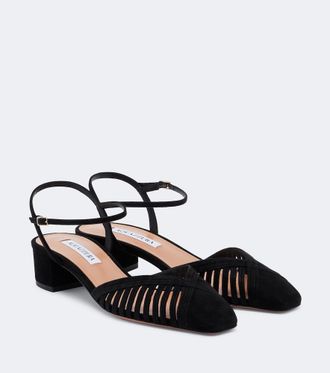 Aquazzura Salones destalonados Yara de ante