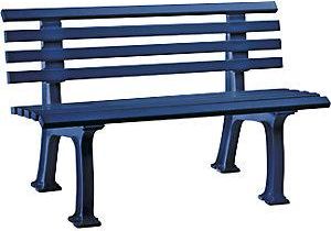 Blome Banco Para Parques De Pl&aacute;stico Con 9 Listones Anchura 1200 Mm